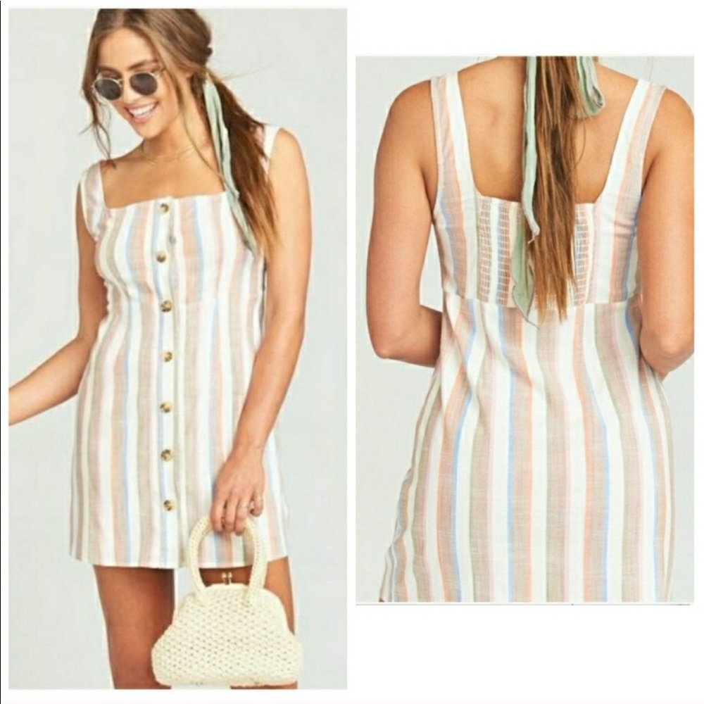 NWT2020 Show me your MuMu stretchy mini tank dress